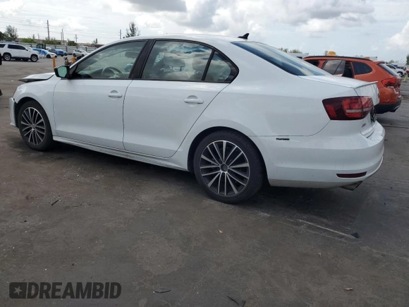 2017 Volkswagen Jetta Sport z VIN 3VWD17AJ6HM354058, wystawiony jako Copart lot #58650755 z przebiegiem 72 089 mil mil oraz Szkoda całkowita • Salvage title. Historia ofert i sprzedaży dostępna na DreamBid. Obrazek 2.