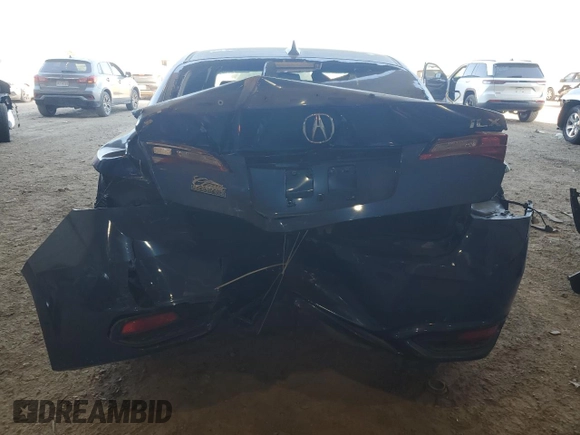 2017 Acura ILX w/Premium/A-SPEC Pkg with VIN 19UDE2F8XHA016063, listed as a Copart auction lot 80445634 with 61,782 mi miles and Salvage Title. Bid and sale history available at carsss.com. Image 6.