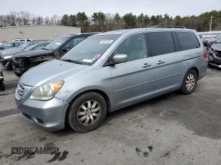 2010 Honda Odyssey EX-L with VIN 5FNRL3H63AB072192, listed as a Copart auction lot 49967465 with 187,794 mi miles and Salvage Title. Bid and sale history available at DreamBid. Image 1.