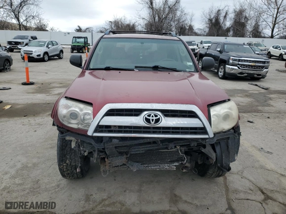 2006 Toyota 4Runner SR5 with VIN JTEBT14R868033977, listed as a Copart auction lot 42383785 with 265,616 mi miles and Salvage Title. Bid and sale history available at carsss.com. Image 5.