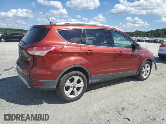 2015 Ford Escape Titanium with VIN 1FMCU0J93FUA66179, listed as a Copart auction lot 65235585 with 82,889 mi miles and Salvage title. Bid and sale history available at DreamBid. Image 3.