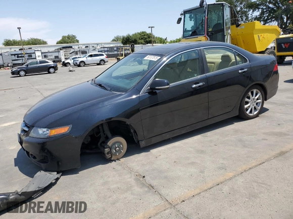2006 Acura TSX Navi with VIN JH4CL95996C022164, listed as a Copart auction lot 60137615 with 312,665 mi miles and Salvage title. Bid and sale history available at DreamBid. Image 1.