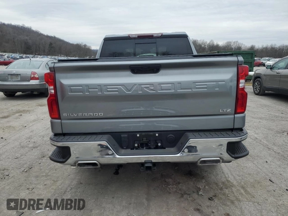 2023 Chevrolet Silverado 1500 LTZ with VIN 1GCUDGED0PZ245770, listed as a Copart auction lot 83079644 with 20,540 mi miles and Salvage Title. Bid and sale history available at carsss.com. Image 6.