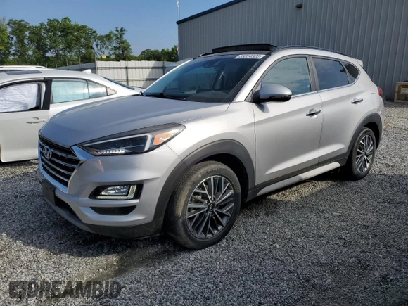 2020 Hyundai Tucson SEL with VIN KM8J3CAL9LU092403, listed as a Copart auction lot 55854525 with 39,320 mi miles and Salvage title. Bid and sale history available at DreamBid. Image 1.