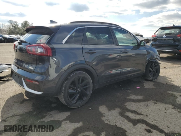2018 Kia Niro EX with VIN KNDCC3LC9J5140791, listed as a Copart auction lot 44413335 with 107,213 mi miles and Salvage Title. Bid and sale history available at carsss.com. Image 3.