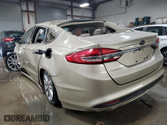 2017 Ford Fusion SE with VIN 3FA6P0HD5HR363618, listed as a Copart auction lot 50398225 with 103,257 mi miles and Salvage Title. Bid and sale history available at DreamBid. Image 2.