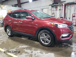 2018 Hyundai Santa Fe 2.4L with VIN 5XYZU3LB4JG505948, listed as a Copart auction lot 51643225 with 105,414 mi miles and Salvage title. Bid and sale history available at DreamBid. Image 4.
