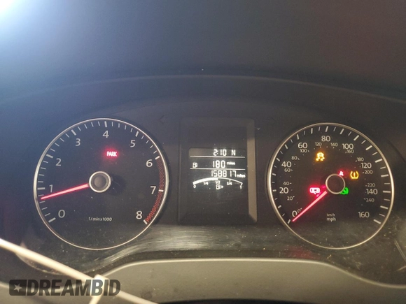2013 Volkswagen Jetta SE with VIN 3VWDP7AJ5DM443564, listed as a Copart auction lot 64378065 with 162,751 mi miles and Salvage title. Bid and sale history available at DreamBid. Image 9.