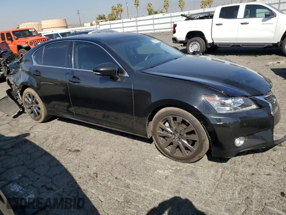 2013 Lexus GS 350 with VIN JTHBE1BLXD5028760, listed as a Copart auction lot 72874994 with 111,352 mi miles and Salvage Title. Bid and sale history available at DreamBid. Image 4.