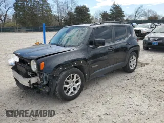 2017 Jeep Renegade Latitude with VIN ZACCJABB9HPF72642, listed as a Copart auction lot 50519185 with 114,514 mi miles and Salvage Title. Bid and sale history available at carsss.com. Image 1.