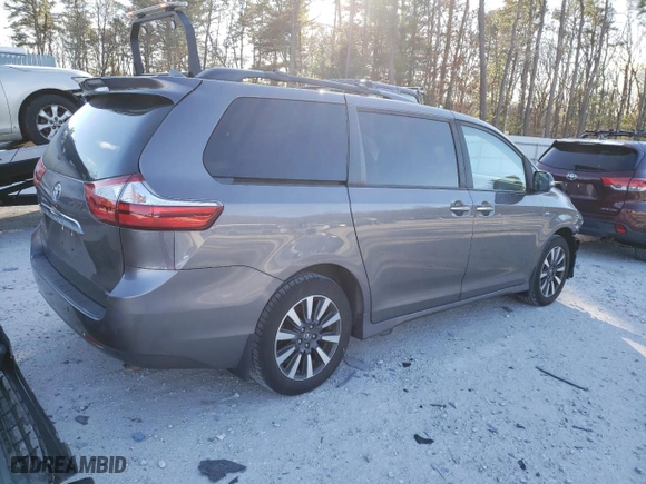 2019 Toyota Sienna XLE with VIN 5TDDZ3DC2KS226425, listed as a Copart auction lot 86862194 with 134,160 mi miles and Salvage Title. Bid and sale history available at carsss.com. Image 3.