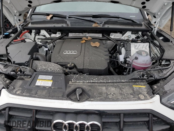 2024 Audi Q5 Komfort with VIN WA1AAAFY4R2124076, listed as a Copart auction lot 84029874 with 66 mi miles and Non Repairable. Bid and sale history available at carsss.com. Image 12.
