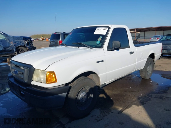 2005 Ford Ranger XL Fleet with VIN 1FTYR10E95PA65390, listed as a IAAI auction lot 41451049 with 162,858 mi miles. Bid and sale history available at carsss.com. Image 18.