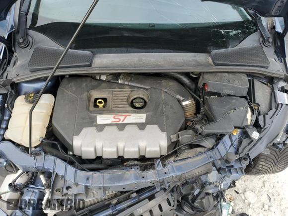 2018 Ford Focus ST with VIN 1FADP3L97JL283947, listed as a Copart auction lot 53208885 with 72,284 mi miles and Salvage Title. Bid and sale history available at DreamBid. Image 12.