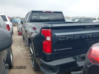 2020 Chevrolet Silverado 1500 Custom with VIN 1GCRWBEK7LZ195137, listed as a IAAI auction lot 41654932 with 54,420 mi miles. Bid and sale history available at carsss.com. Image 3.