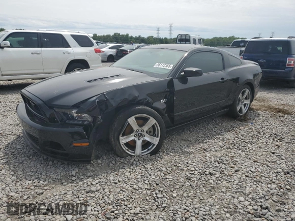 2014 Ford Mustang GT with VIN 1ZVBP8CF3E5308631, listed as a Copart auction lot 56112365 with 54,165 mi miles and Salvage title. Bid and sale history available at DreamBid. Image 1.