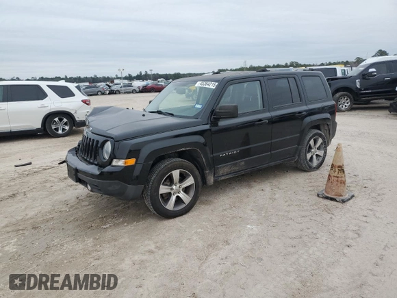 2017 Jeep Patriot High Altitude with VIN 1C4NJPFA0HD152974, listed as a Copart auction lot 45364215 with 114,707 mi miles and Salvage Title. Bid and sale history available at carsss.com. Image 1.