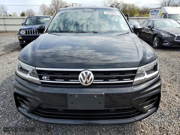 2021 Volkswagen Tiguan SE with VIN 3VV2B7AX7MM017406, listed as a Copart auction lot 53265945 with 43,056 mi miles and Salvage Title. Bid and sale history available at carsss.com. Image 5.