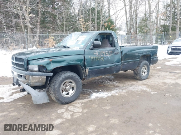 1998 Dodge 1500 with VIN 1B7HF16Z1WS597895, listed as a IAAI auction lot 41442288 with 127,073 mi miles. Bid and sale history available at carsss.com. Image 2.