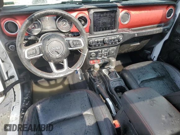 2019 Jeep Wrangler Unlimited Rubicon with VIN 1C4HJXFG3KW640345, listed as a Copart auction lot 50764465 with 131,618 mi miles and Clean title. Bid and sale history available at DreamBid. Image 8.