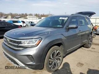 2022 Volkswagen Atlas SEL with VIN 1V2BP2CAXNC564344, listed as a Copart auction lot 46873615 with 27,932 mi miles and Salvage title. Bid and sale history available at DreamBid. Image 1.