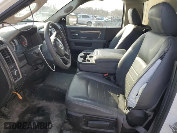 2019 Ram 1500 Tradesman with VIN 3C6JR6DG1KG651650, listed as a Copart auction lot 56770405 with 164,869 mi miles and Salvage title. Bid and sale history available at DreamBid. Image 7.