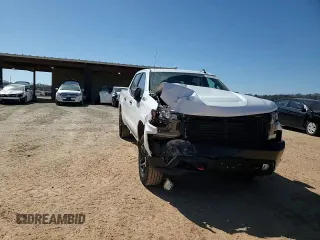 2021 Chevrolet Silverado 1500 LT Trail Boss with VIN 1GCPYFED0MZ339137, listed as a Copart auction lot 48218085 with 90,611 mi miles and Salvage Title. Bid and sale history available at DreamBid. Image 10.