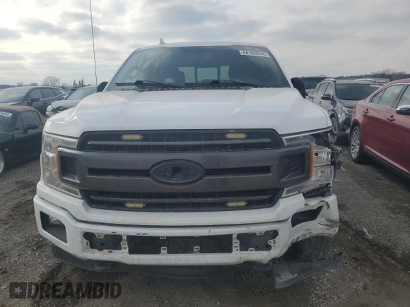 2018 Ford F-150 XL with VIN 1FTEW1E57JKE06779, listed as a Copart auction lot 84183014 with 198,203 mi miles and Salvage Title. Bid and sale history available at carsss.com. Image 5.