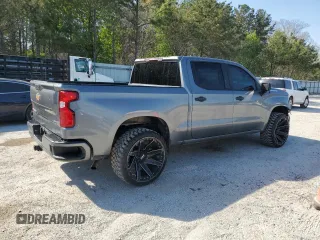 2022 Chevrolet Silverado 1500 Custom with VIN 3GCPWBEK3NG122261, listed as a Copart auction lot 49619415 with 87,940 mi miles and Clean Title. Bid and sale history available at DreamBid. Image 3.