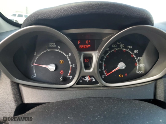 2011 Ford Fiesta SE with VIN 3FADP4BJ9BM199498, listed as a Copart auction lot 54205635 with 136,305 mi miles and Salvage Title. Bid and sale history available at carsss.com. Image 9.