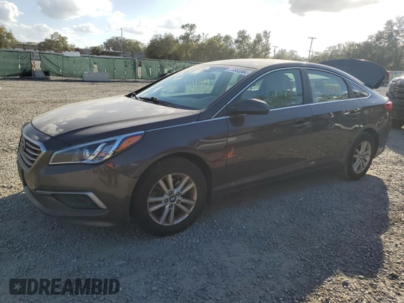 2017 Hyundai Sonata 2.4L z VIN 5NPE24AF6HH540980, wystawiony jako Copart lot #74983064 z przebiegiem 126 008 mil mil oraz Szkoda całkowita • Salvage title. Historia ofert i sprzedaży dostępna na DreamBid. Obrazek 1.