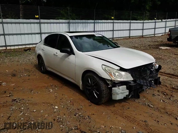 2008 Infiniti G35 Journey with VIN JNKBV61E98M228766, listed as a Copart auction lot 60345775 with 166,657 mi miles and Salvage title. Bid and sale history available at DreamBid. Image 13.