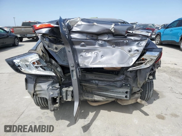 2018 Honda Civic Sedan LX with VIN 2HGFC2F57JH564095, listed as a Copart auction lot 48989425 with 167,925 mi miles and Salvage Title. Bid and sale history available at carsss.com. Image 6.