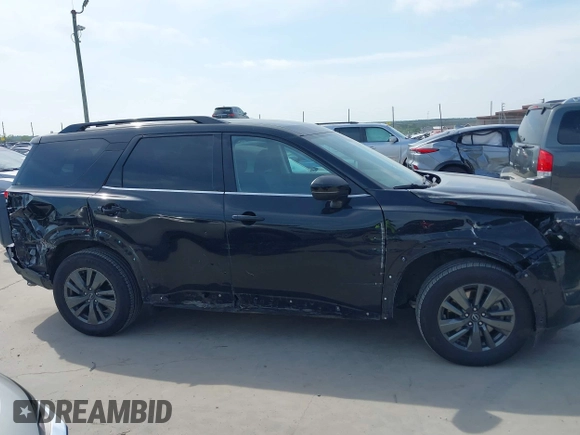 2024 Nissan Pathfinder SV with VIN 5N1DR3BA1RC257707, listed as a IAAI auction lot 42245737 with 24,546 mi miles and . Bid and sale history available at DreamBid. Image 6.