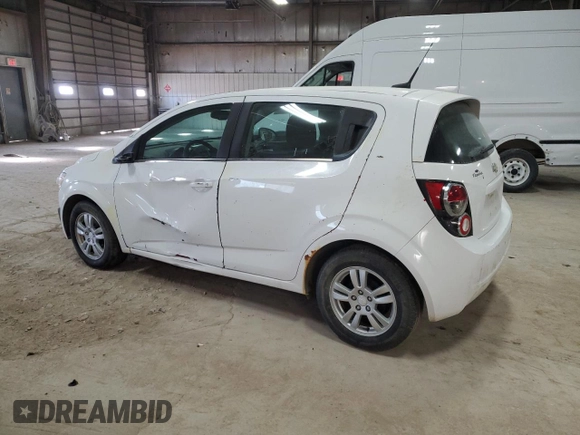 2012 Chevrolet Sonic LT with VIN 1G1JC6SB0C4213341, listed as a Copart auction lot 86681394 with 52,450 mi miles and Salvage Title. Bid and sale history available at carsss.com. Image 2.