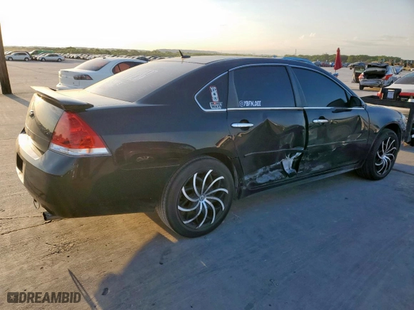 2014 Chevrolet Impala Limited LTZ with VIN 2G1WC5E36E1168845, listed as a Copart auction lot 53140985 with 0 mi miles and Clean Title. Bid and sale history available at carsss.com. Image 3.