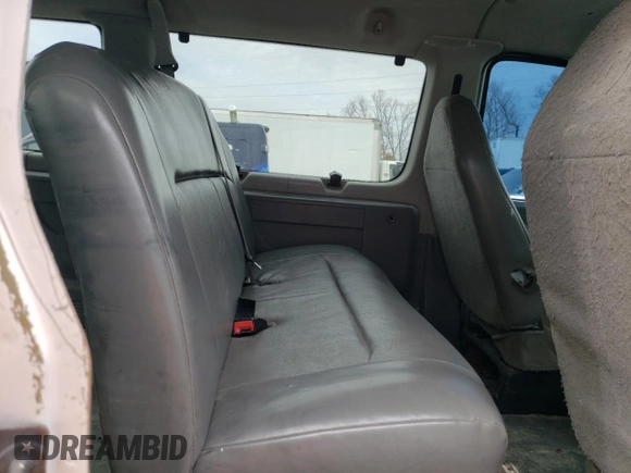 2008 Ford Econoline Passenger XL with VIN 1FBSS31L28DA69858, listed as a Copart auction lot 47398255 with 213,332 mi miles and Salvage Title. Bid and sale history available at DreamBid. Image 11.