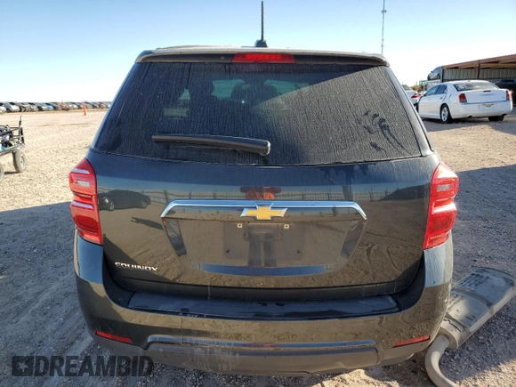 2017 Chevrolet Equinox LS with VIN 2GNALBEK8H1526479, listed as a Copart auction lot 86591874 with 139,847 mi miles and Salvage Title. Bid and sale history available at carsss.com. Image 6.