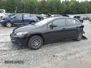 2013 Honda Civic LX with VIN 19XFB2F50DE083364, listed as a Copart auction lot 58585715 with 145,241 mi miles and Salvage title. Bid and sale history available at DreamBid. Image 1.