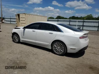 2016 Lincoln MKZ with VIN 3LN6L2GKXGR620364, listed as a Copart auction lot 55412135 with 121,380 mi miles and Salvage title. Bid and sale history available at DreamBid. Image 2.