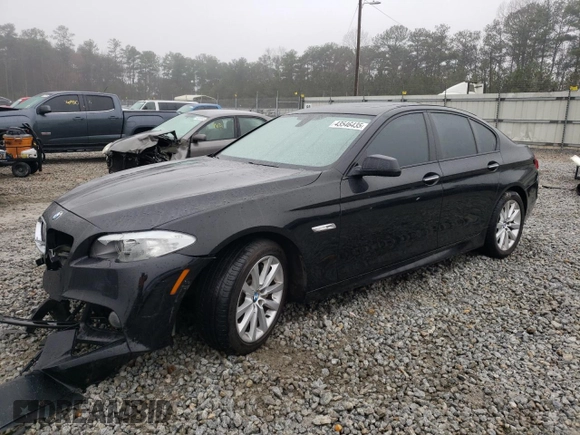 2013 BMW 5 Series 550i xDrive with VIN WBAFU9C53DDY70914, listed as a Copart auction lot 43546435 with 144,165 mi miles and Salvage Title. Bid and sale history available at carsss.com. Image 1.