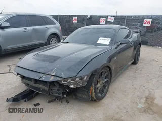 2024 Ford Mustang GT with VIN 1FA6P8CF1R5435071, listed as a IAAI auction lot 42059982 with 3,322 mi miles and . Bid and sale history available at DreamBid. Image 6.