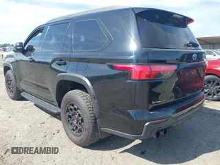 2023 Toyota Sequoia SR5 with VIN 7SVAAABA5PX017364, listed as a IAAI auction lot 42079842 with 20,376 mi miles. Bid and sale history available at carsss.com. Image 3.
