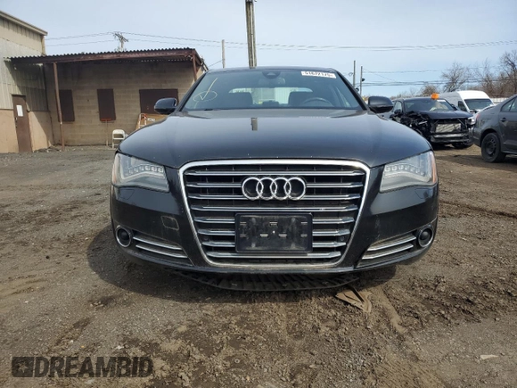 2011 Audi A8 with VIN WAUAVAFD9BN001074, listed as a Copart auction lot 51672175 with 130,823 mi miles and Non repairable. Bid and sale history available at DreamBid. Image 5.