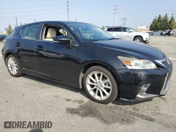 2013 Lexus CT 200h with VIN JTHKD5BH8D2123969, listed as a Copart auction lot 59513835 with 90,176 mi miles and Salvage title. Bid and sale history available at DreamBid. Image 4.
