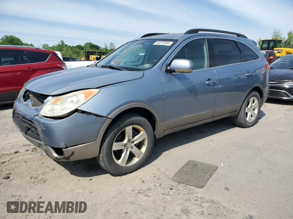 2007 Hyundai Veracruz GLS with VIN KM8NU73CX7U005455, listed as a Copart auction lot 60375304 with 205,784 mi miles and Salvage Title. Bid and sale history available at DreamBid. Image 1.