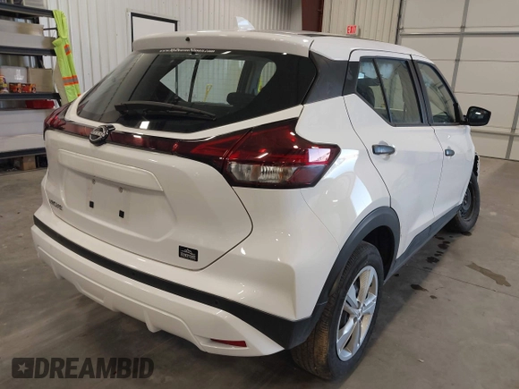 2024 Nissan Kicks S with VIN 3N1CP5BV0RL542538, listed as a IAAI auction lot 41929561 with 10,632 mi miles and . Bid and sale history available at DreamBid. Image 4.