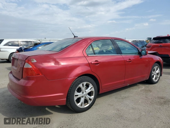 2012 Ford Fusion SE with VIN 3FAHP0HA4CR420186, listed as a Copart auction lot 53403395 with 98,541 mi miles and Salvage Title. Bid and sale history available at carsss.com. Image 3.