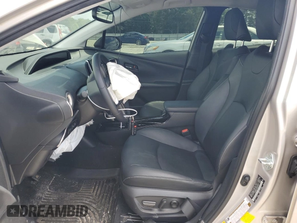 2021 Toyota Prius LE with VIN JTDKAMFPXM3184126, listed as a Copart auction lot 56857675 with 54,676 mi miles and Clean Title. Bid and sale history available at DreamBid. Image 7.