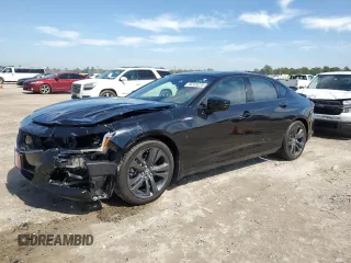 2023 Acura TLX w/A-Spec Package with VIN 19UUB6F53PA004342, listed as a Copart auction lot 46359235 with 11,478 mi miles and Salvage Title. Bid and sale history available at carsss.com. Image 1.